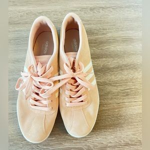Adidas Pink Suede Sneakers
